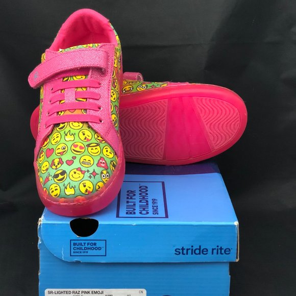 NWB Stride Rite Girls Lights Raz Sneaker Sz 1 - Picture 3 of 3